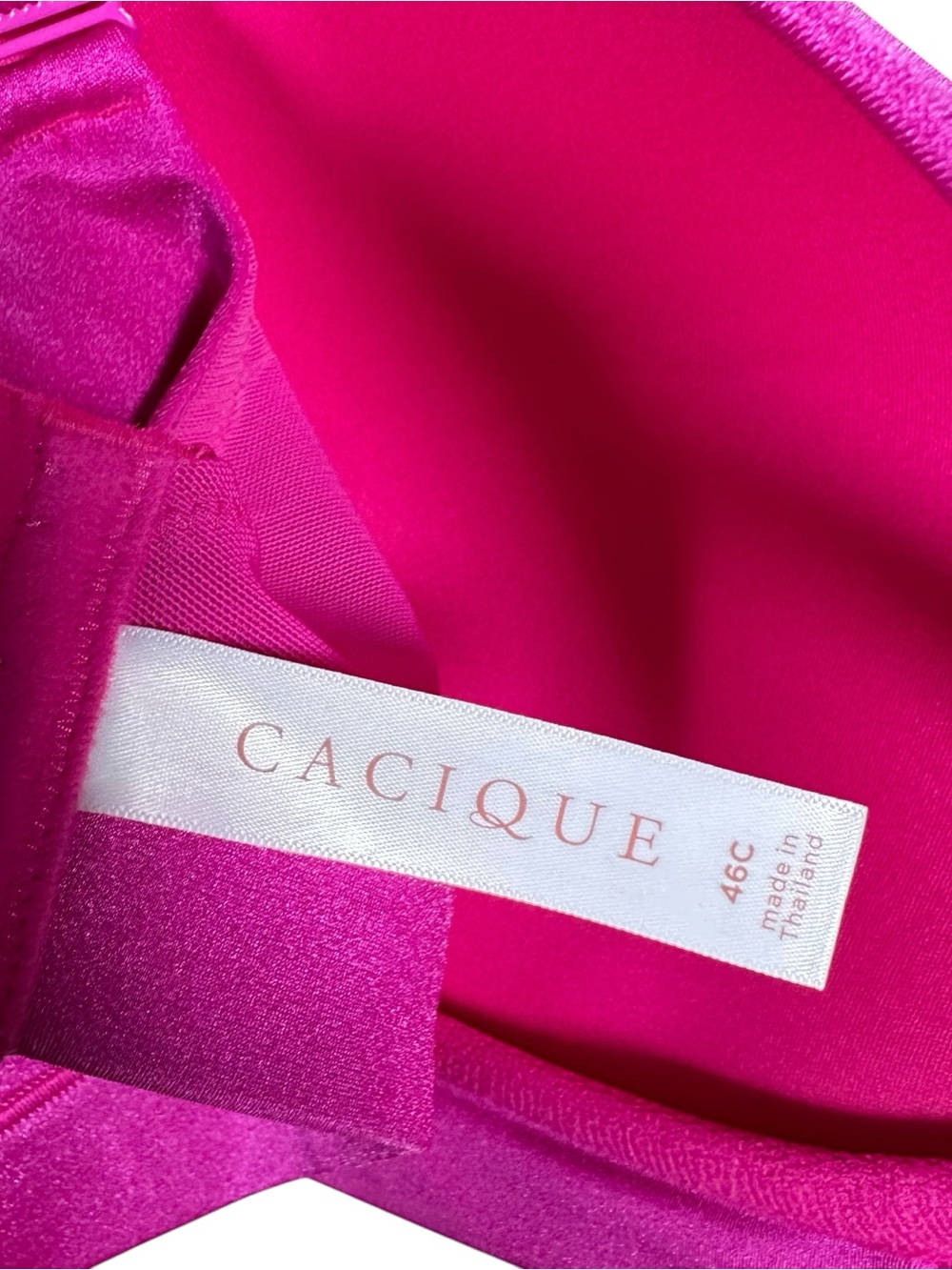CACIQUE Comfort Bliss Lightly Lined Balconette Bra in Magenta Petal - Picture 11 of 12